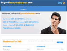 Tablet Screenshot of buysellfranchisebusiness.com